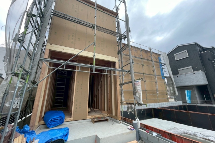 大阪市平野区瓜破西の障がい者グループホームが上棟しました！